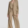 Blazer con costura en zigzag Blazer con costura en zigzag