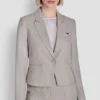 Blazer corto de un solo botón Blazer corto de un solo botón