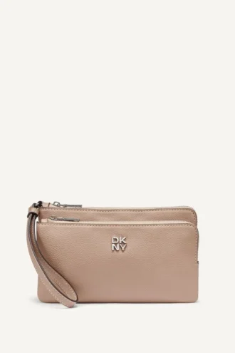 Bolsa de mano con doble cremallera Sarah