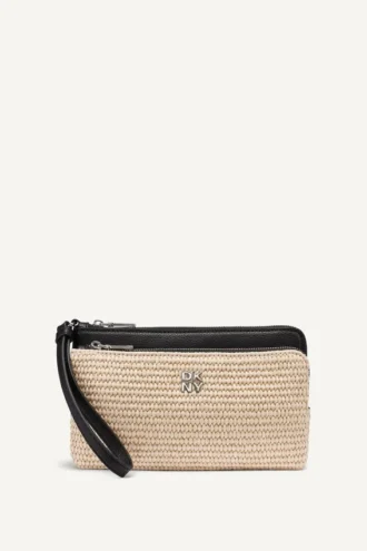 Bolsa de mano con doble cremallera Sarah
