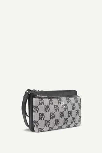 Bolsa de mano con doble cremallera Sarah