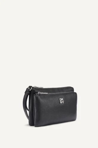 Bolsa de mano con doble cremallera Sarah