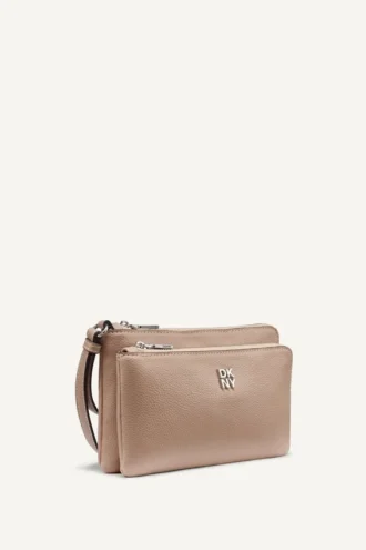Bolsa de mano con doble cremallera Sarah