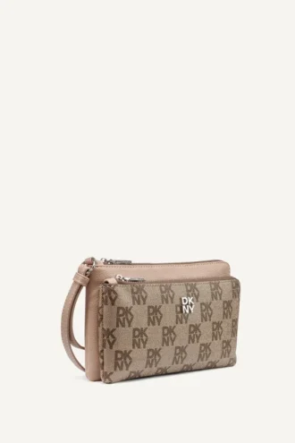Bolsa de mano con doble cremallera Sarah