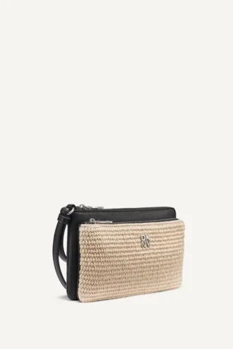 Bolsa de mano con doble cremallera Sarah