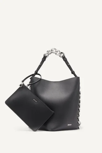 Bolso tipo cubo con cadena Riona