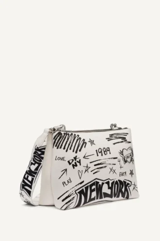 Bolsos Bandolera con logotipo de Tinsley en estilo graffiti