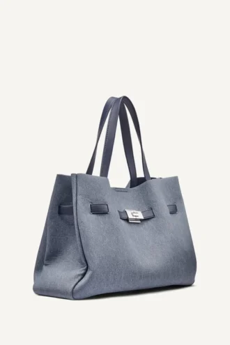 Bolsos Satchel grandes de denim Bryar