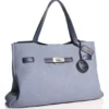 Bolsos Satchel grandes de denim Bryar Bolsos Satchel grandes de denim Bryar