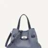 Bolsos Satchel pequeño de denim Bryar Bolsos Satchel pequeño de denim Bryar