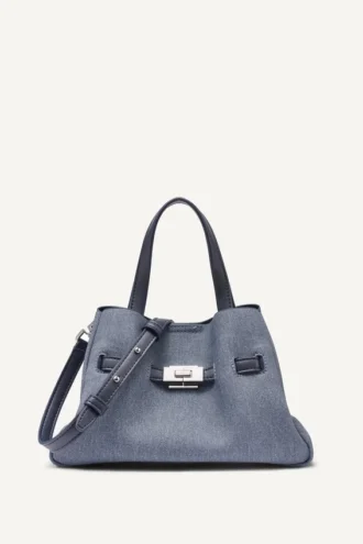 Bolsos Satchel pequeño de denim Bryar
