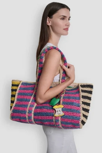 Bolsos Tote de rafia Nessa Bolsos Tote de rafia Nessa