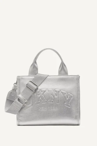 Bolsos Tote pequeños Hadlee con logotipo metalizado