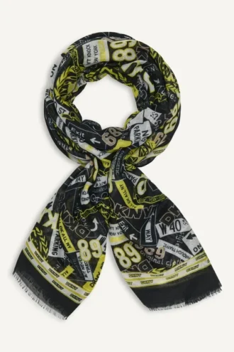 Bufanda con estampado City Signs de 1989