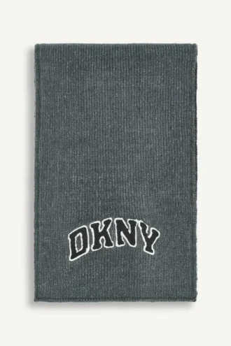 Bufanda de punto con logotipo Varsity