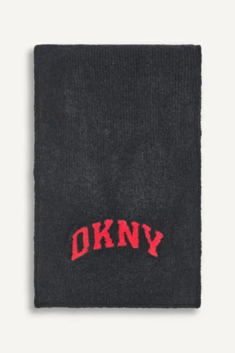 Bufanda de punto con logotipo Varsity