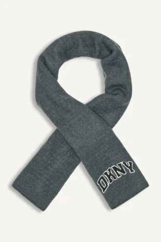 Bufanda de punto con logotipo Varsity