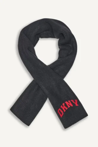 Bufanda de punto con logotipo Varsity