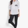Camisa con bolsillos y silueta urbana Camisa con bolsillos y silueta urbana