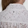 Camisa con mangas abullonadas de encaje Camisa con mangas abullonadas de encaje