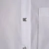 Camisa de popelín con botones de pedrería