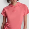 Camiseta con capucha de malla y logotipo Camiseta con capucha de malla y logotipo