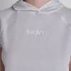 Camiseta con capucha de malla y logotipo Camiseta con capucha de malla y logotipo