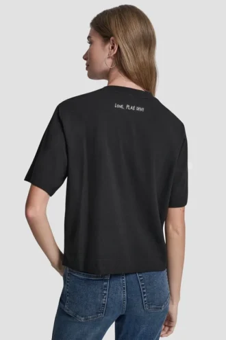Camiseta con estampado de garabatos de cuaderno de 1989