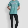 Camiseta con logo DKNY 1989 y tachuelas Camiseta con logo DKNY 1989 y tachuelas
