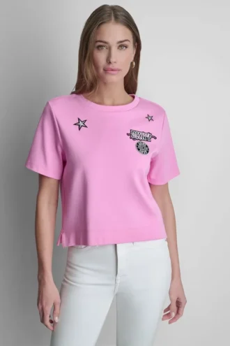 Camiseta con logotipo «1989 Pins & Patches»