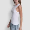 Camiseta de tirantes sin mangas con tachuelas Camiseta de tirantes sin mangas con tachuelas