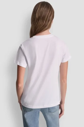 Camiseta DKNY con grafitis de pedrería