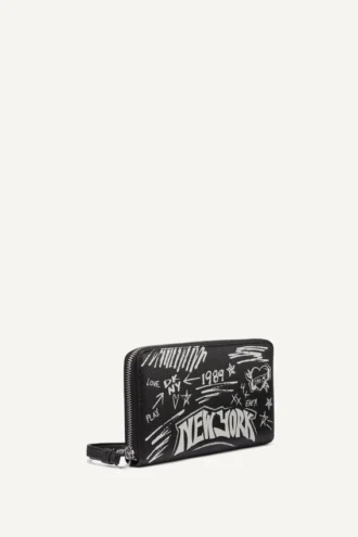 Cartera grande con cremallera y Bolsos De Muñeca Bryar