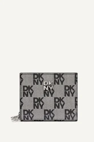 Cartera Sarah con cremallera y doble pliegue