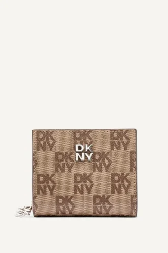 Cartera Sarah con cremallera y doble pliegue