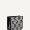Cartera Sarah con cremallera y doble pliegue