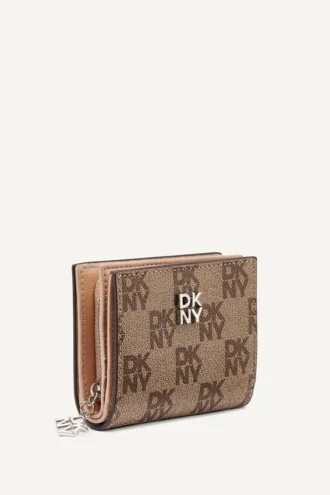 Cartera Sarah con cremallera y doble pliegue
