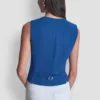Chaleco de piqué con botones