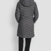 Chaleco largo plegable Abrigos Casual Chaleco largo plegable Abrigos Casual