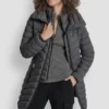 Chaleco largo plegable Abrigos Casual Chaleco largo plegable Abrigos Casual