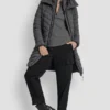 Chaleco largo plegable Abrigos Casual Chaleco largo plegable Abrigos Casual