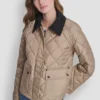 Chaqueta acolchada con cuello en contraste Chaqueta acolchada con cuello en contraste
