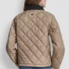 Chaqueta acolchada con cuello en contraste Chaqueta acolchada con cuello en contraste
