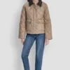 Chaqueta acolchada con cuello en contraste Chaqueta acolchada con cuello en contraste