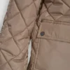 Chaqueta acolchada con cuello en contraste Chaqueta acolchada con cuello en contraste