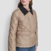 Chaqueta acolchada con cuello en contraste Chaqueta acolchada con cuello en contraste
