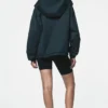 Chaqueta bomber de cuello alto con capucha