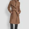 Chaqueta cruzada de lana con inserciones Chaqueta cruzada de lana con inserciones