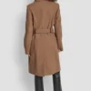 Chaqueta cruzada de lana con inserciones Chaqueta cruzada de lana con inserciones