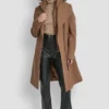 Chaqueta cruzada de lana con inserciones Chaqueta cruzada de lana con inserciones
